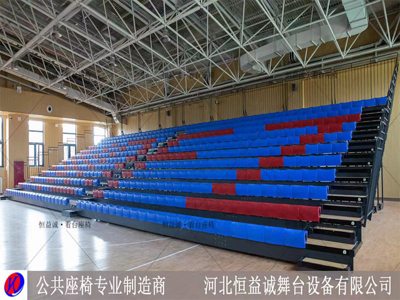 Gymnasium telescopic bleacher-HYC1904